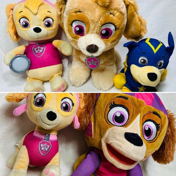 Build a Bear Paw Patrol Skye + Light Up Skye Buddy Bedtime Plush - Picture 1 of 7
